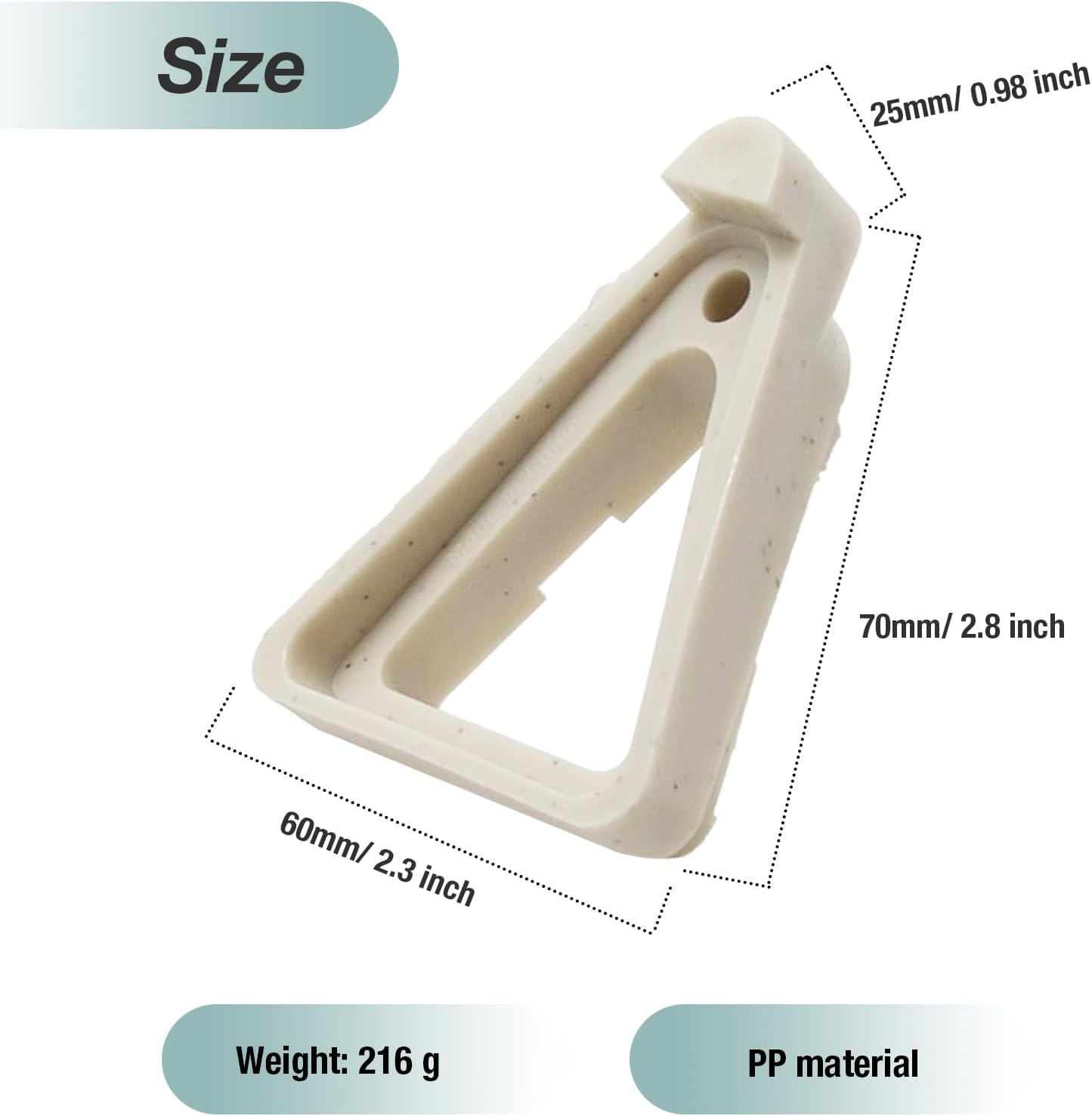 24 Patas Maceta Almohadillas Transpirables Beige