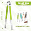 4 Pinzas Acero Inox 10pulg Antideslizante Calor Resistente