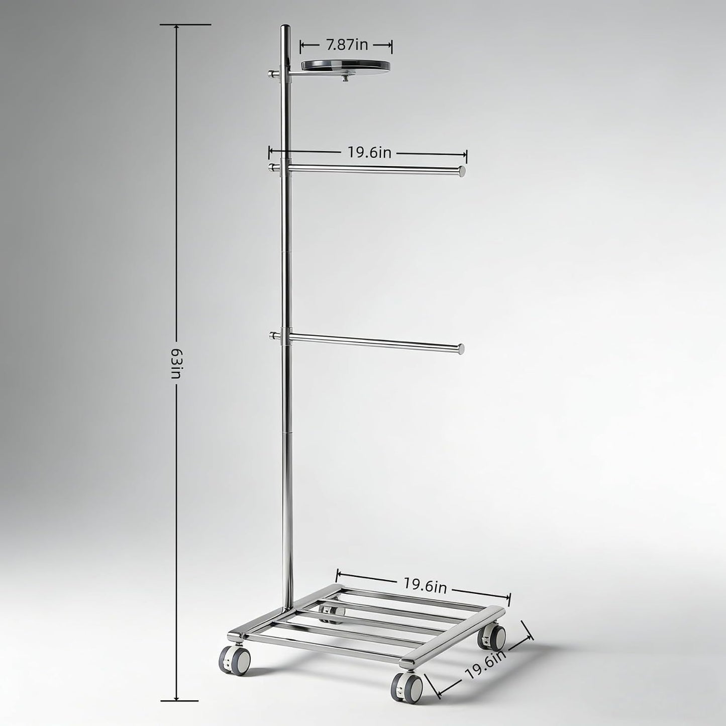 Toallero acero inox barras ajustables uso interior exterior