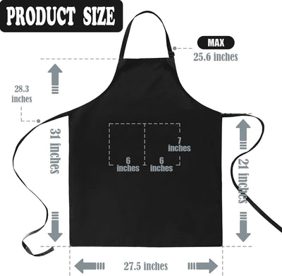 Delantal ajustable con bolsillo para cocina pintura jardinería