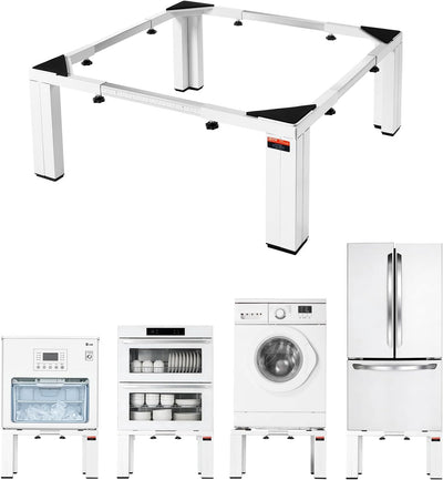 Pedestal lavadora 12 pulg 1200lb soporte acero antideslizante