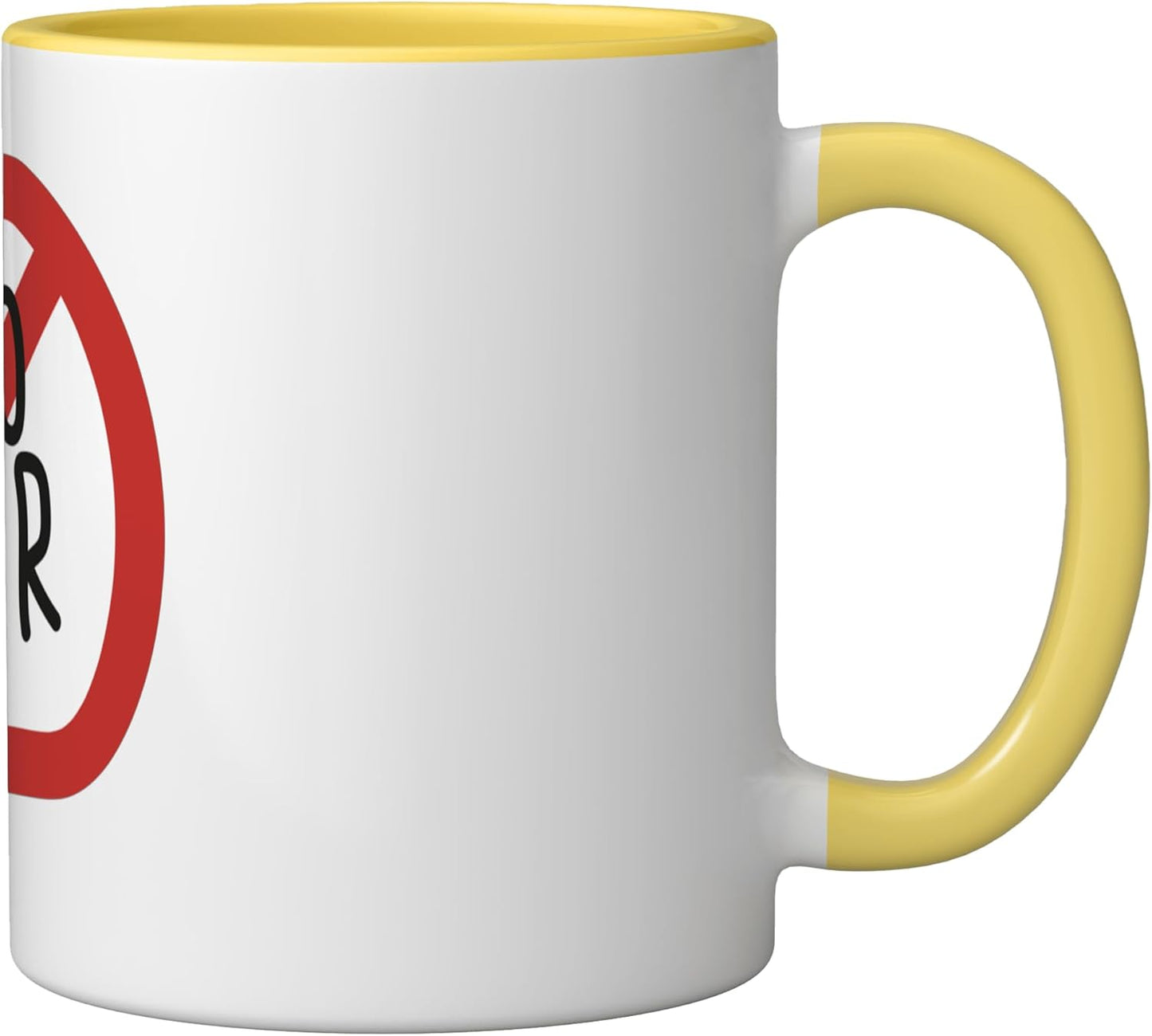 Taza Cerámica Amarillo/Blanco