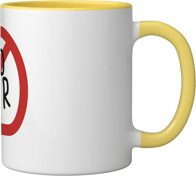 Taza Cerámica Amarillo/Blanco
