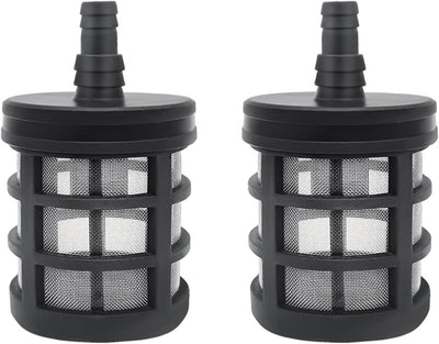 2 Filtros Manguera Jardín 3/8-1/2pulg Acero Inox Conector
