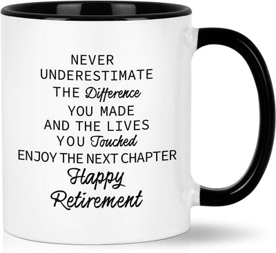 Taza Regalo Jubilación para Hombres y Mujeres