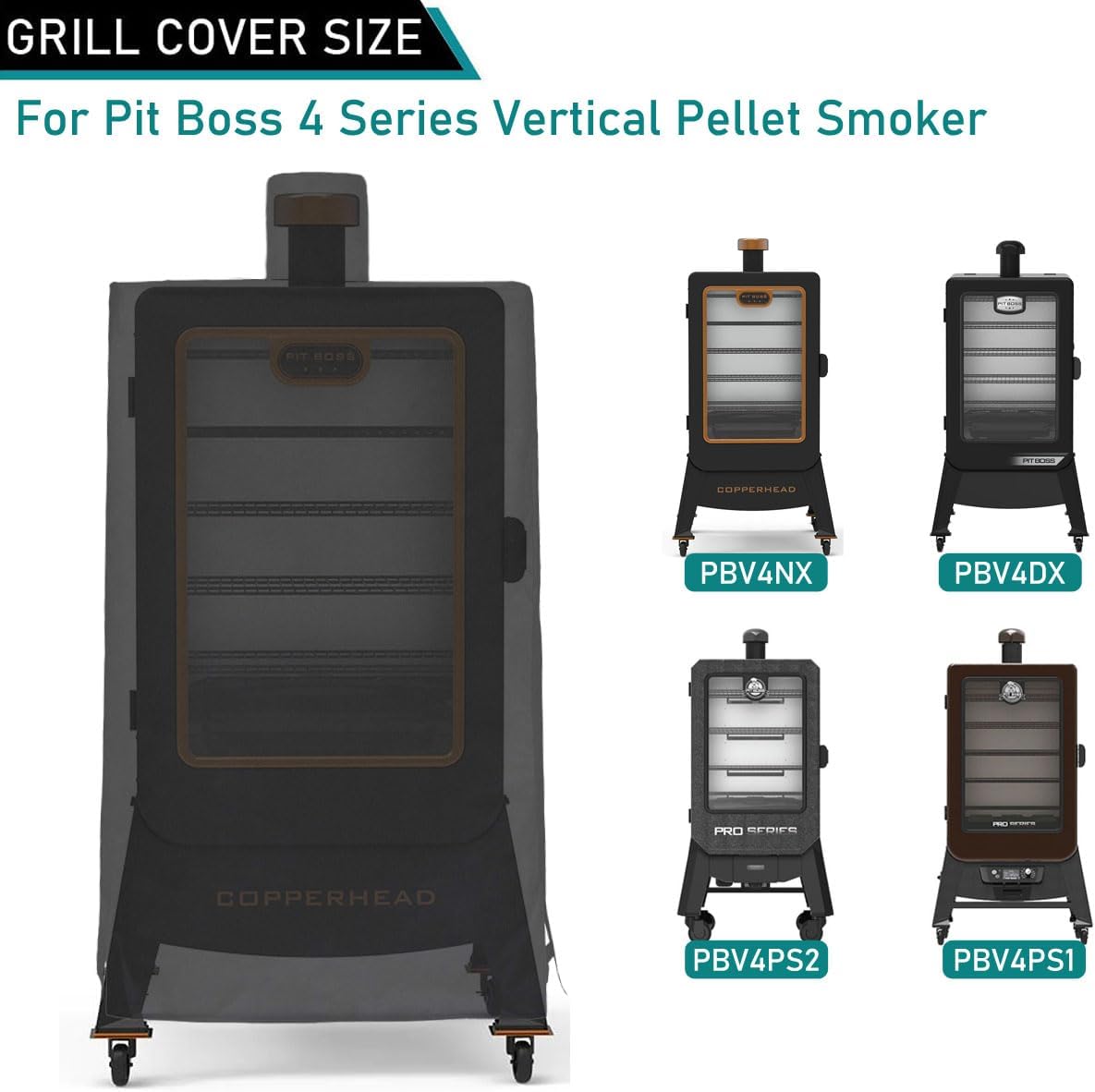Cubierta parrilla Pit Boss Pro Series 4 PBV4NX impermeable