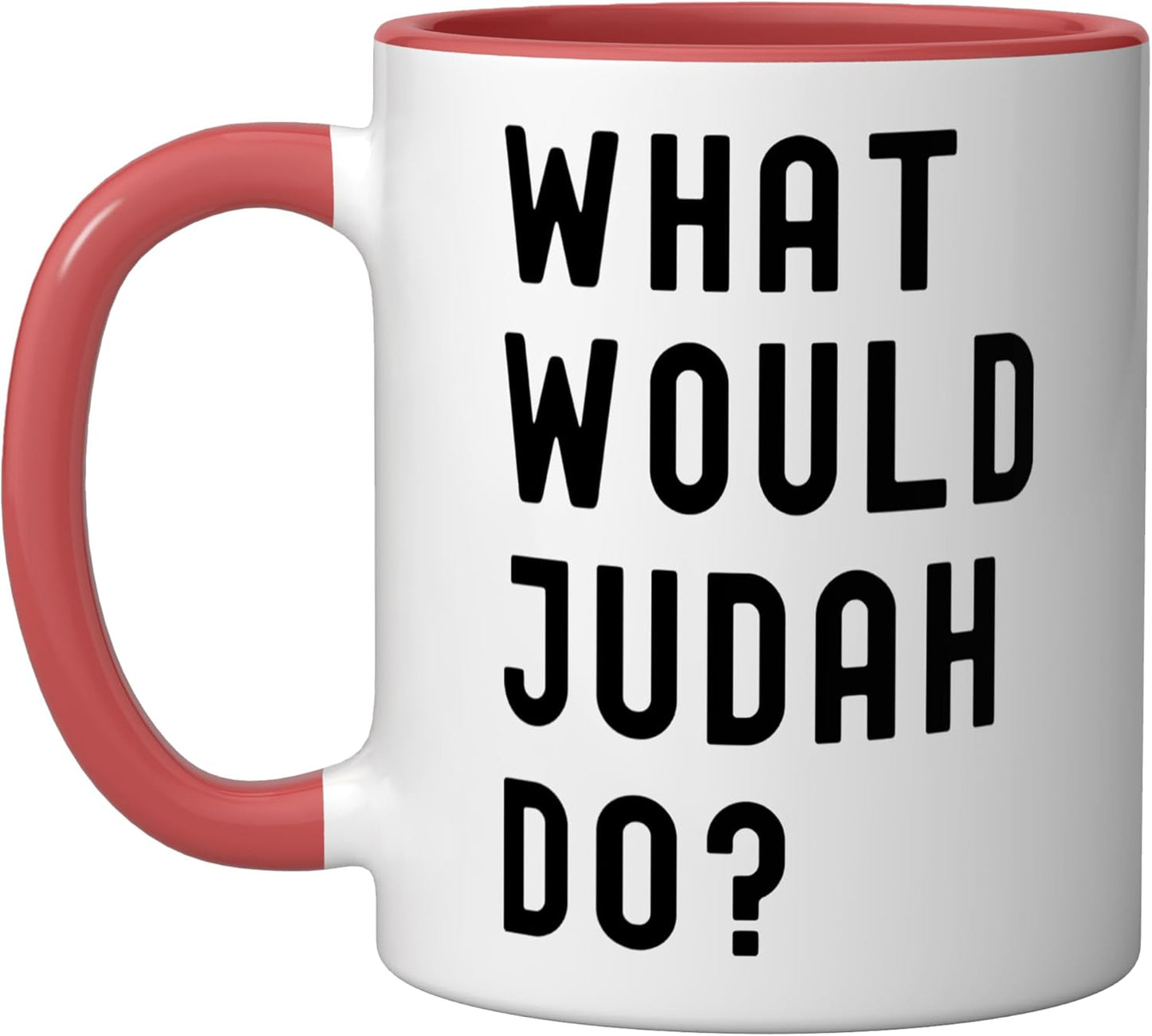 Taza cerámica What Would Judah Do Rojo/Blanco