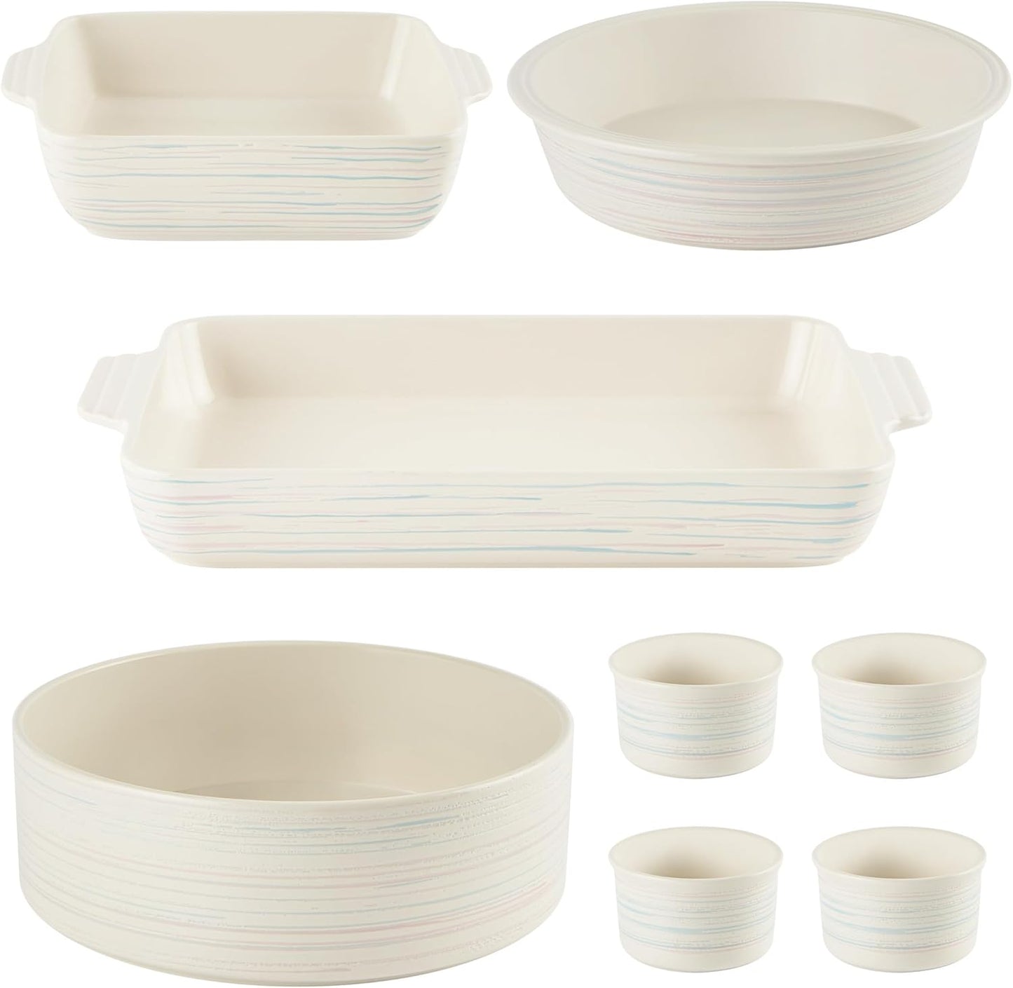 Set 8 Pzas Utensilios Cerámica Antiadherente Para Hornear