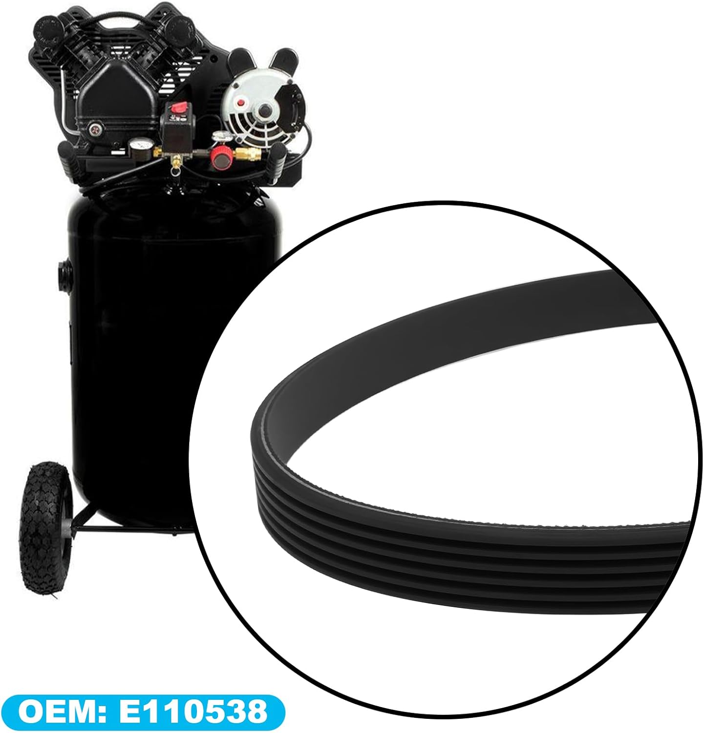 Compresor aire correa multiacanalada 6 surcos comp HUSKY C603H