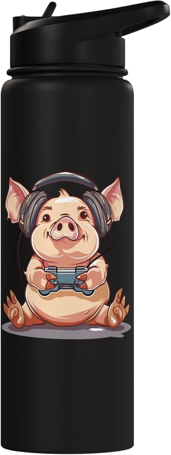 Botella agua aislada acero inox Pig