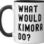 Taza de cerámica What Would Kimora Do? Negro/Blanco