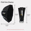 Difusor luz 60cm rejilla nido abeja soporte S montaje Bowens