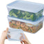 Recipientes flexibles para congelador de 2.5 tazas paquete de 2 sin BPA