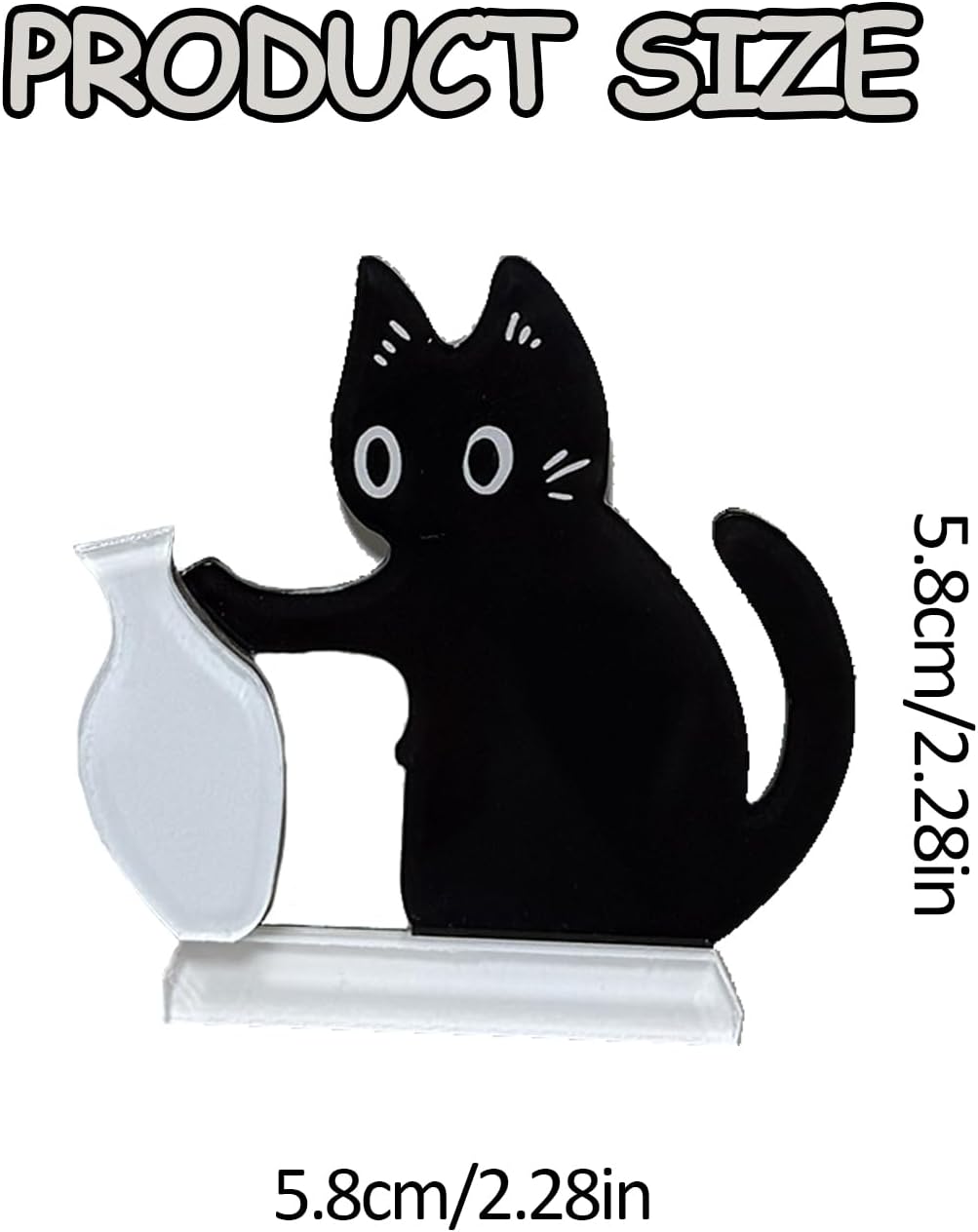 2 Soportes Bigotes Gato Acrílico Imanes Decoración Mascotas