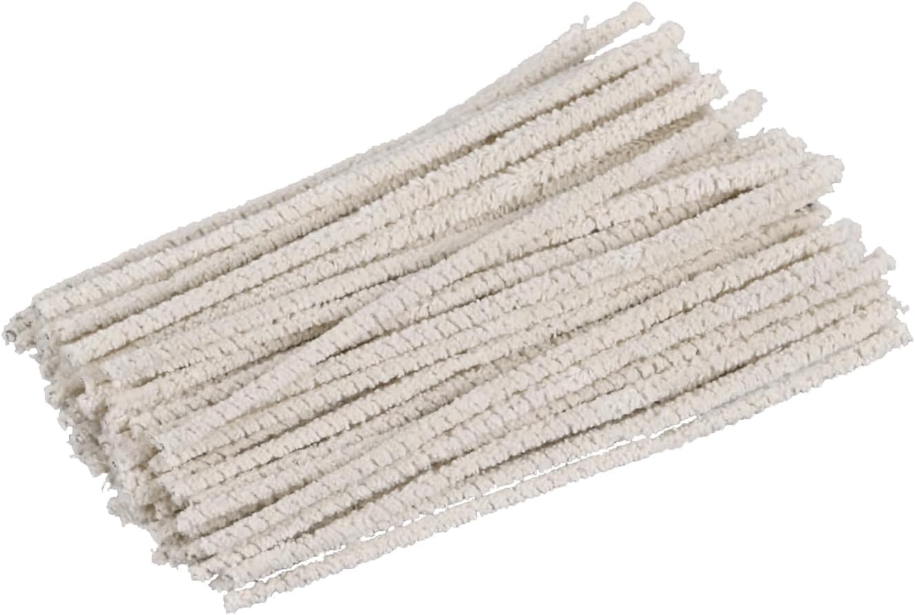 100 Pzas Limpiador Tuberías 6pulg Algodón Puro