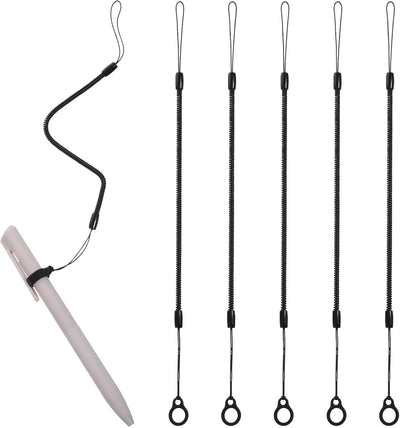 5 Cables Sujección Bolígrafo Correa Retráctil Anillo Silicona