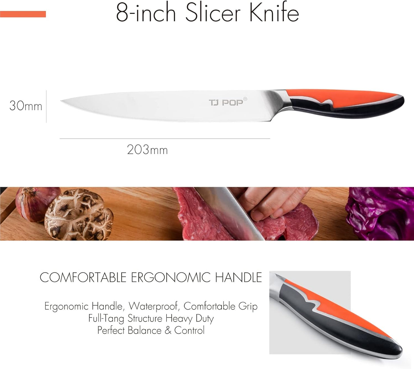 Set 4 Tablas Cortar Acacia con Cuchillo Inox