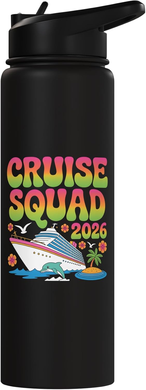 Botella de agua acero inoxidable Cruise Squad 2026