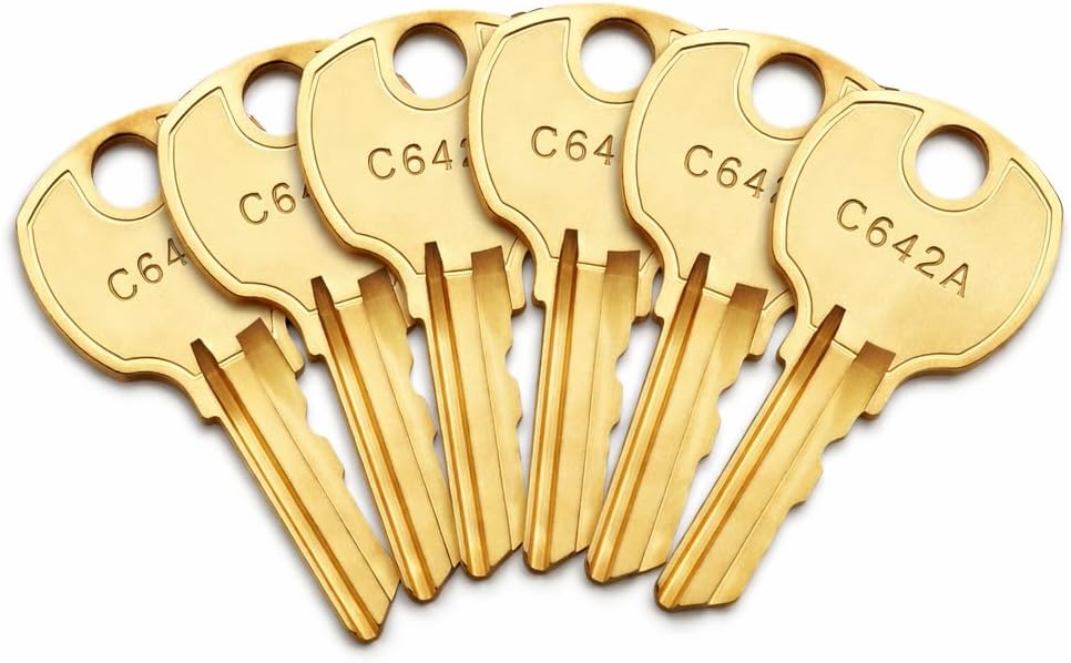 Llaves repuesto archivador comp. CompX y National Cam set 6