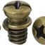 Repuesto tornillos 1/4x10 pulg acabado verde antiguo