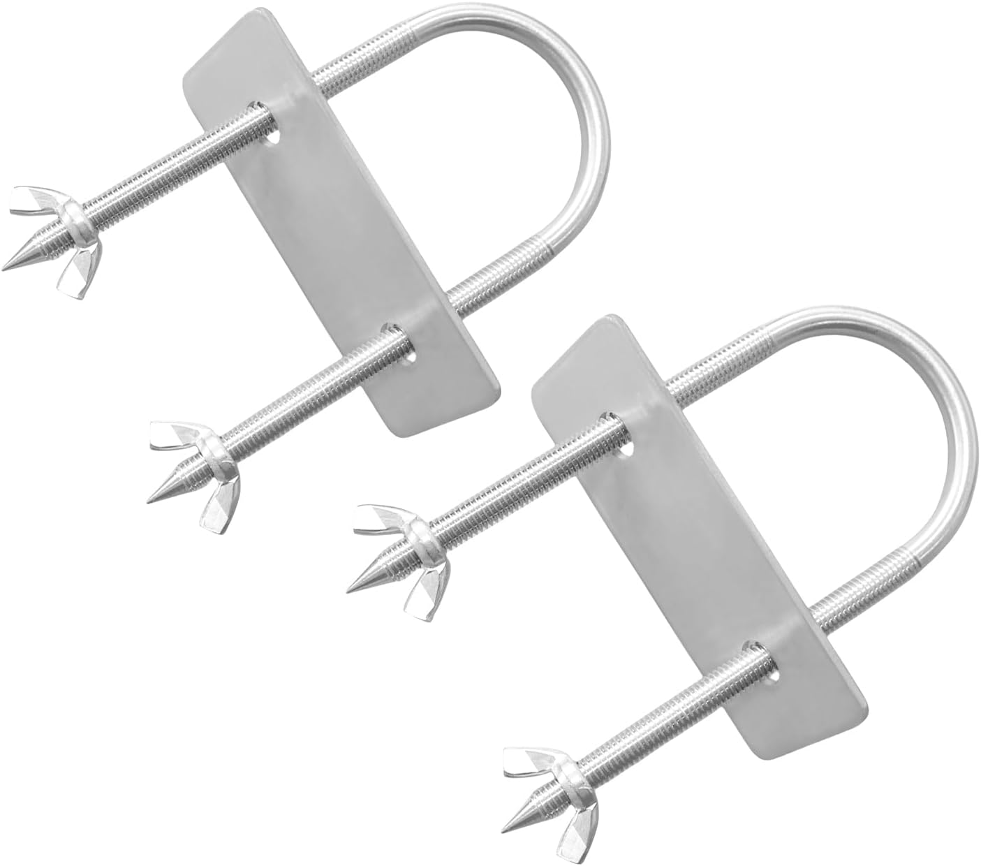 U-Bolt acero inox 5.5pulg para cerdo y cordero parrilla set 2