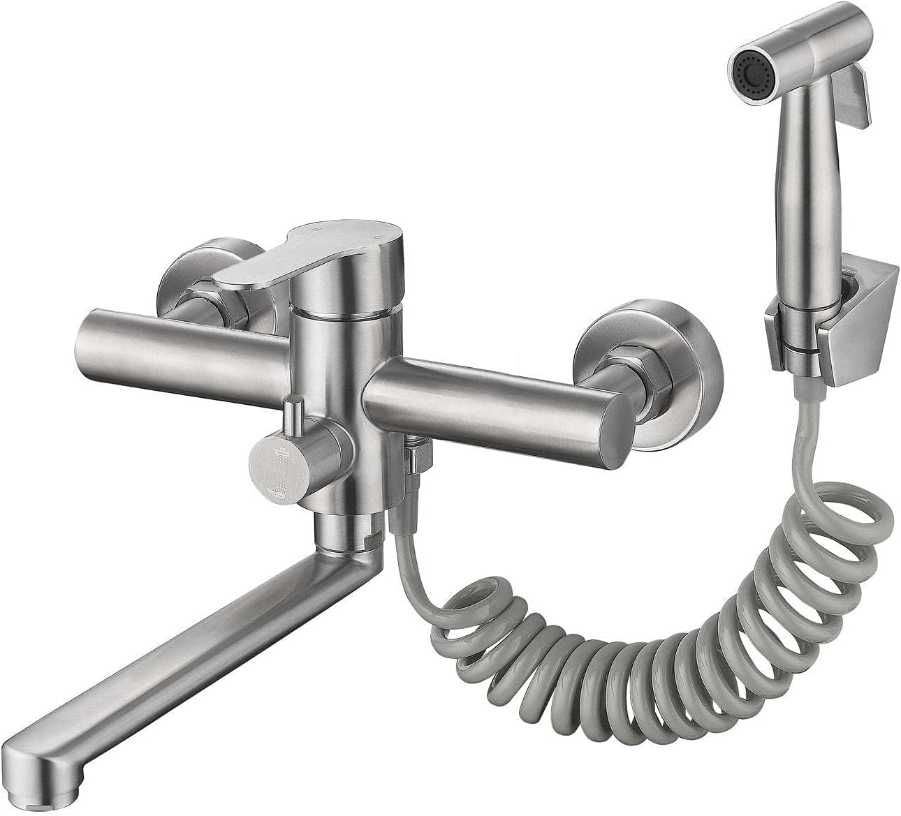 Grifo fregadero cocina pared rociador lateral mezclador 7.7-8.3pulg