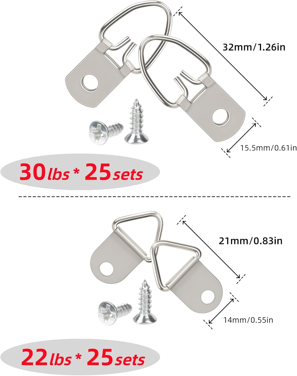 Kit 251 Pzas para colgar cuadros con ganchos y cuerdas