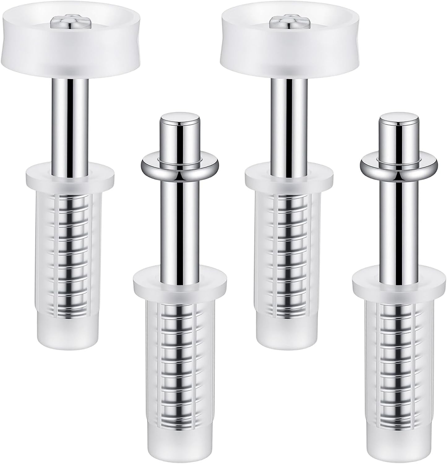 Set 6 Ruedas Guía Doble Pliegue Resorte Puerta Armario