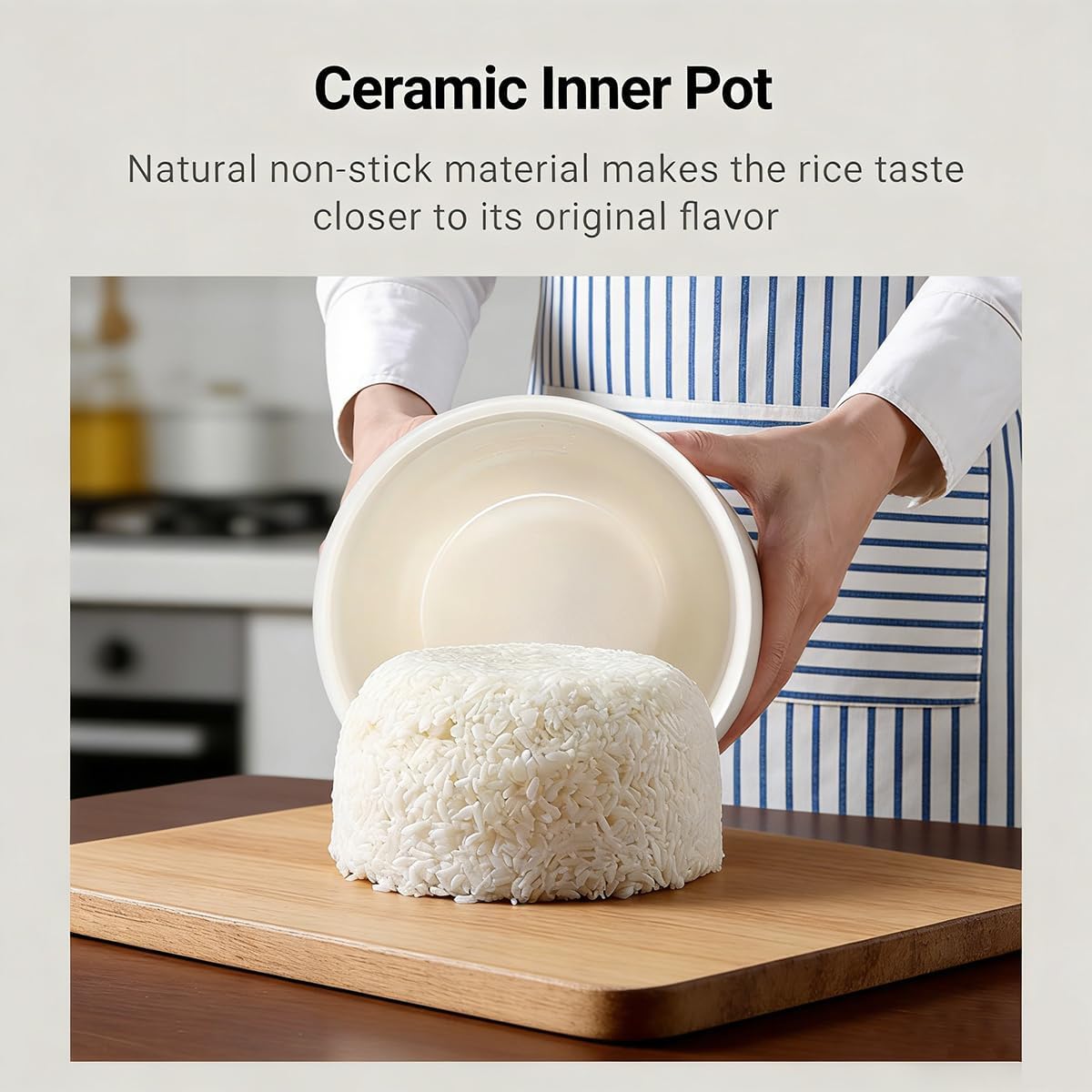 Mini olla cerámica para arroz 2L 400W 10 funciones