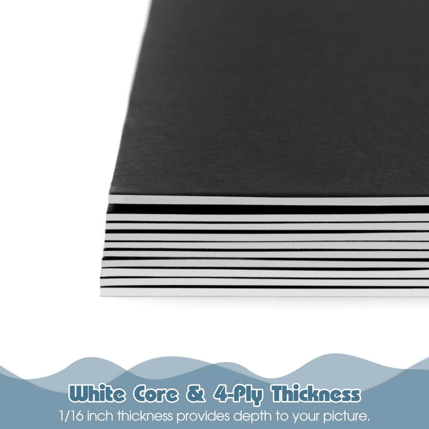 10 Alfombrillas Negras 8x8pulg Tablero 4 Capas