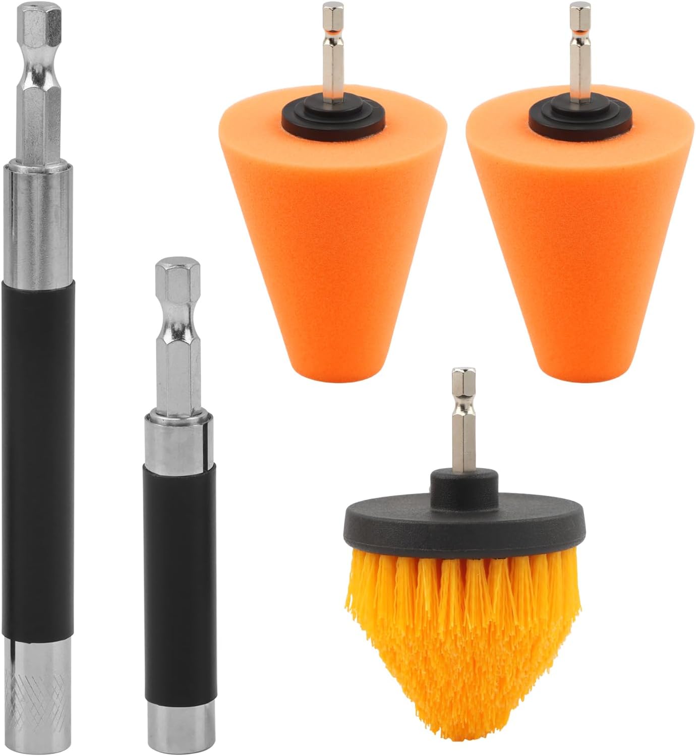 Juego cepillo cono y taladro 3.1pulg 4.7in
