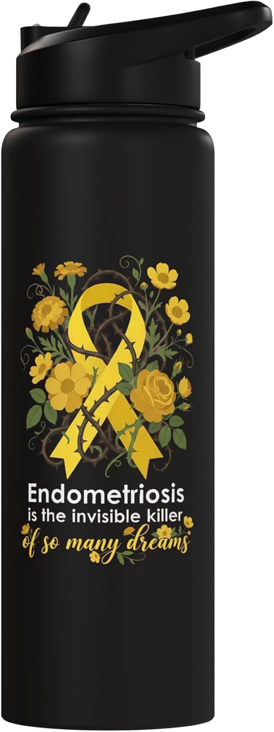 Botella de agua acero inoxidable sin BPA para endometriosis