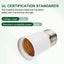 Adaptador portalámparas E26 2.6" 2 Pzas para lámpara 60W