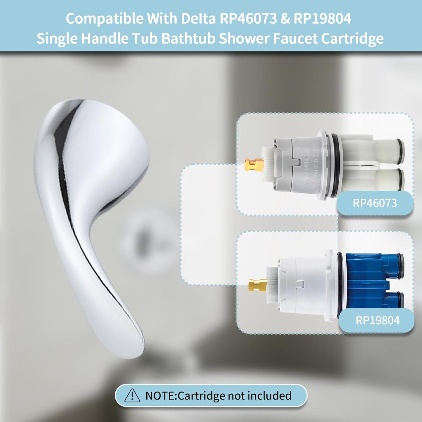 Mango ducha repuesto Delta RP48717 comp para serie 13/14 cromado