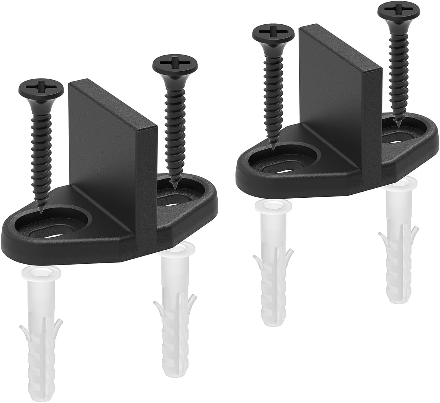 Guías suelo puerta granero metal pack 2