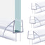 Sello puerta ducha PVC ultra transparente set 4