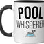 Taza Cerámica para Limpieza Piscina Negro/Blanco