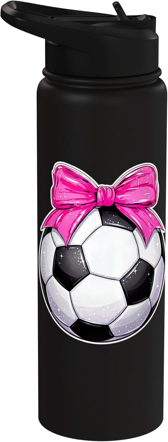 Bolso de agua para niñas Coquette con cinta rosa sin BPA