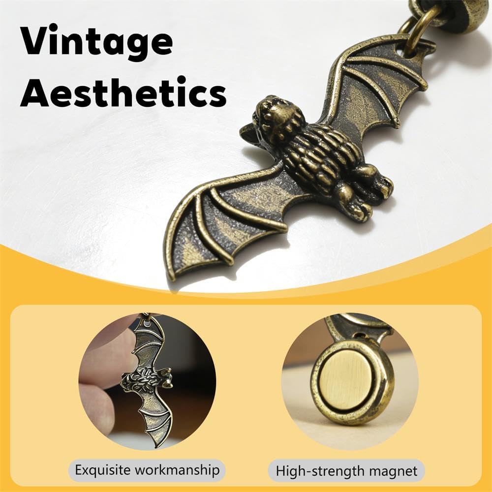 Cabezal bisagra magnética decorativo murciélago colgante