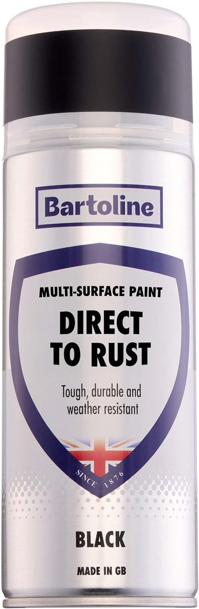 Pintura aerosol multisuperficie negro 13.5oz brillo metal madera