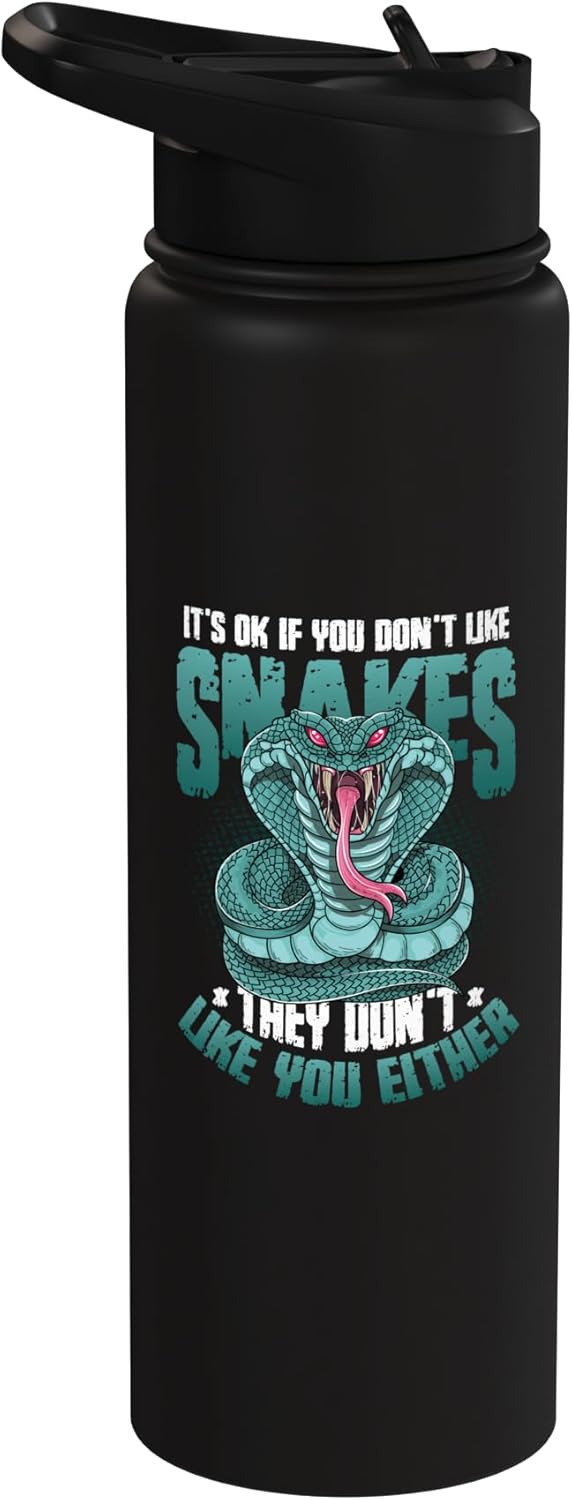 Botella agua acero inox aislada King Cobra