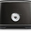 Tostadora 2 Rebanadas Acero Inox Negro