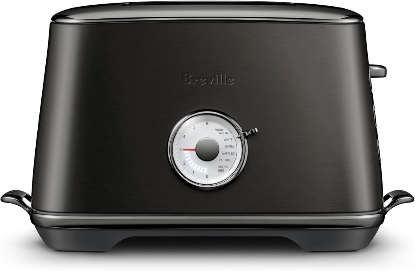 Tostadora 2 Rebanadas Acero Inox Negro