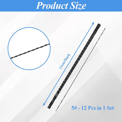 Hojas sierra en espiral 5.1pulg para madera joyas metal