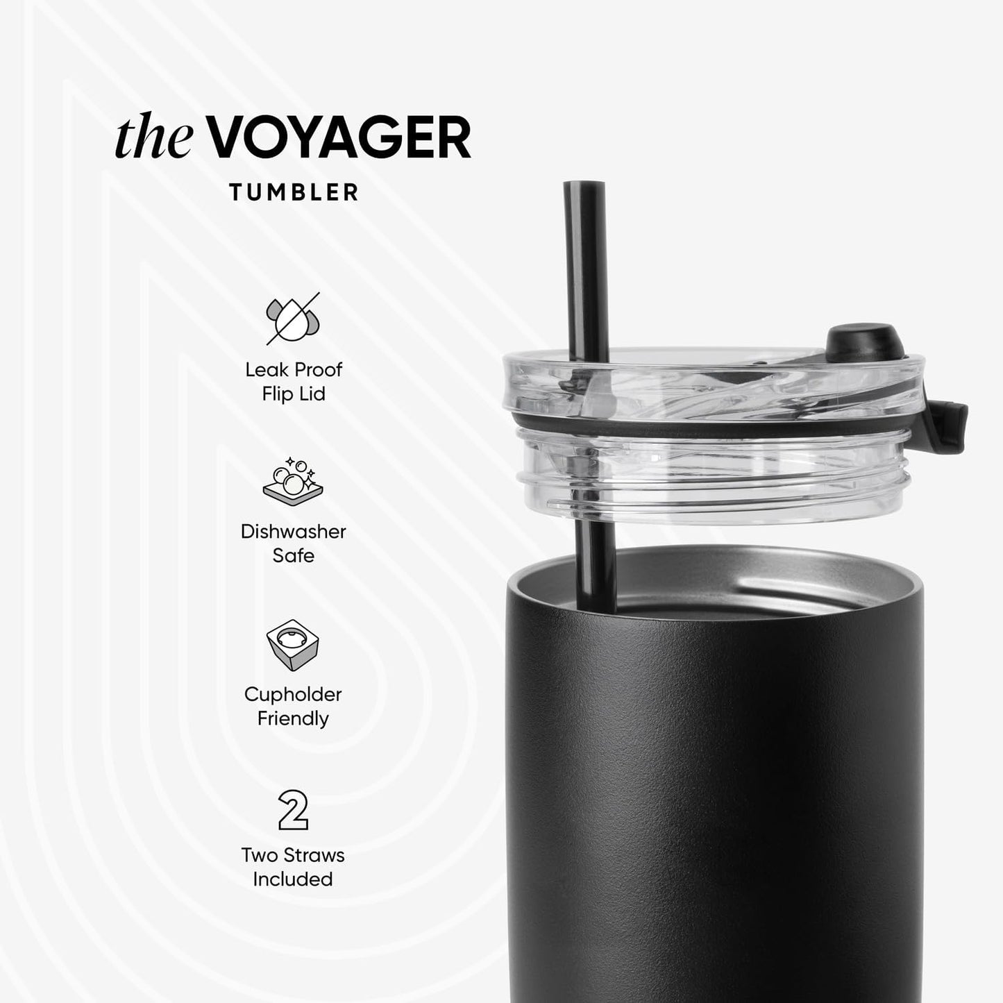 Taza viaje acero inox con tapa abatible 16oz