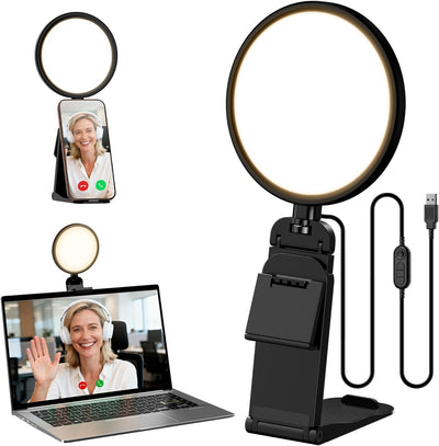 Anillo luz 5pulg para laptop monitor CRI97.8 50 modos