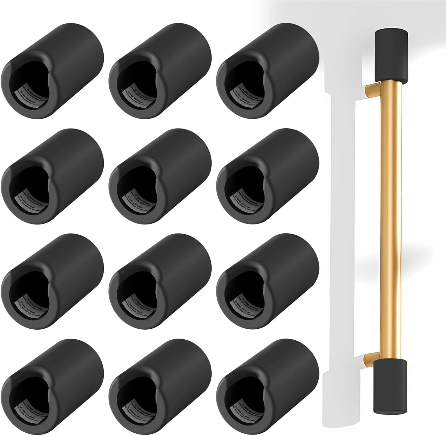 12 Protectores Silicona Manijas Cajones Puertas Muebles