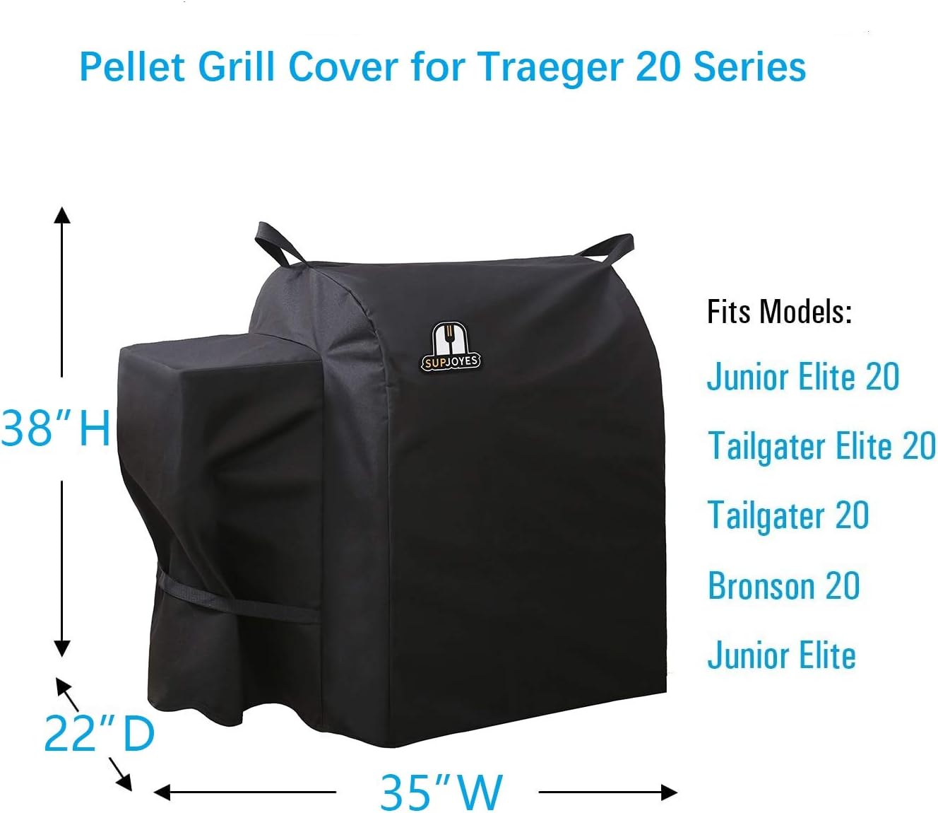 Cubierta parrilla Traeger Tailgater 20 Serie resistente agua