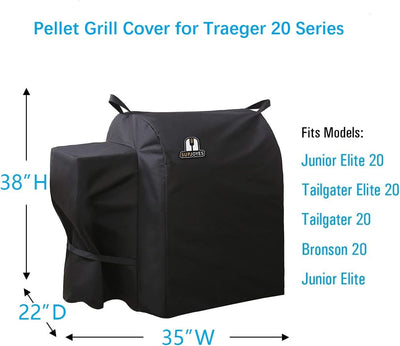 Cubierta parrilla Traeger Tailgater 20 Serie resistente agua