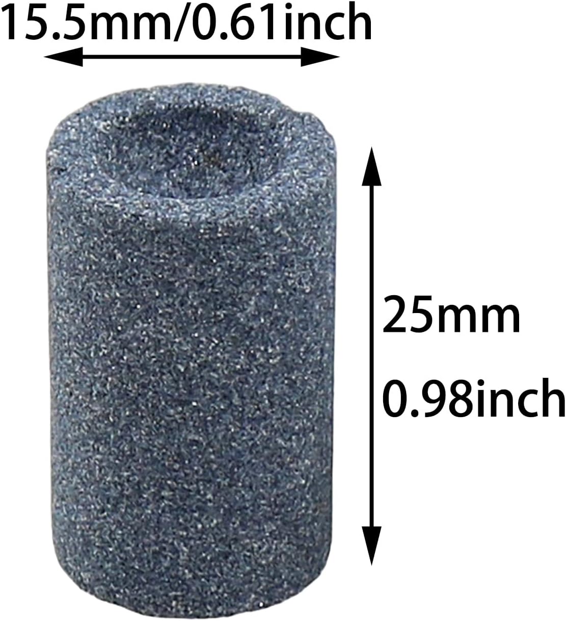 4 Pzas Cuchilla de Afilado para Dardos 2.5x1.5cm Gris